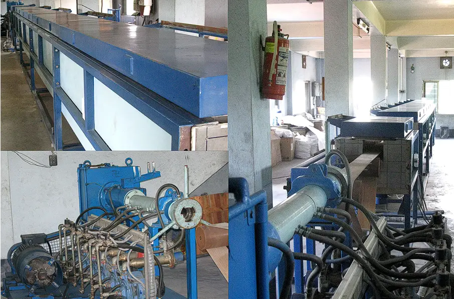 Continuous vulcanizing extrusion line at Silton Rubber