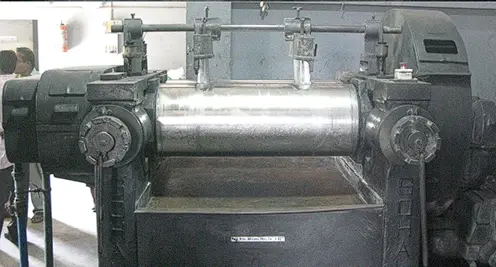 16 by 42 inch two-roll mixing mill